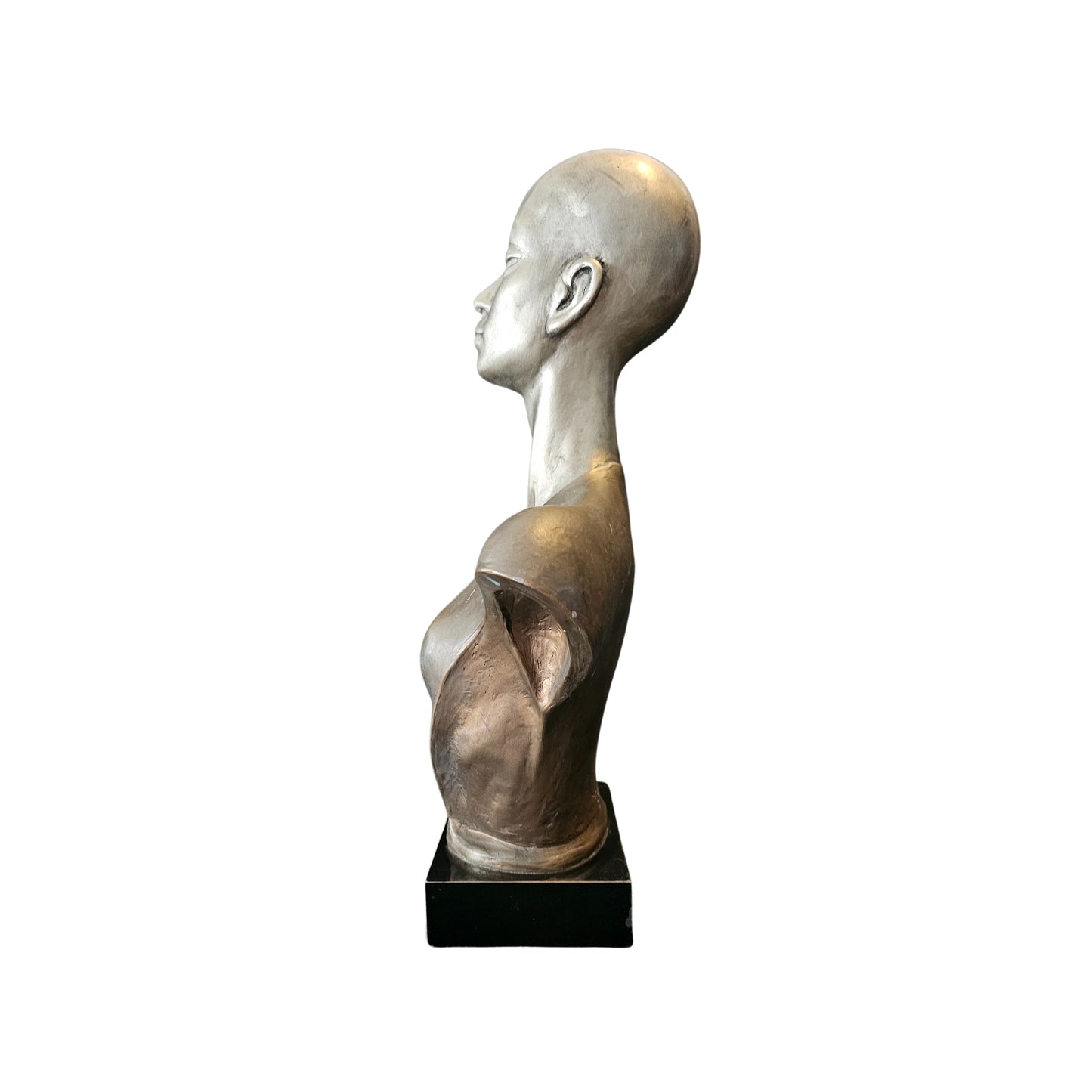 Discover the timeless beauty and intricate detailing of the 1987 Vintage Austin Productions Bust Sculpture. Be captivated by its exquisite design and craftsmanship, highlighting the true essence of this exceptional art piece. A must-have for any art collector looking for a truly unique and meaningful addition to their collection