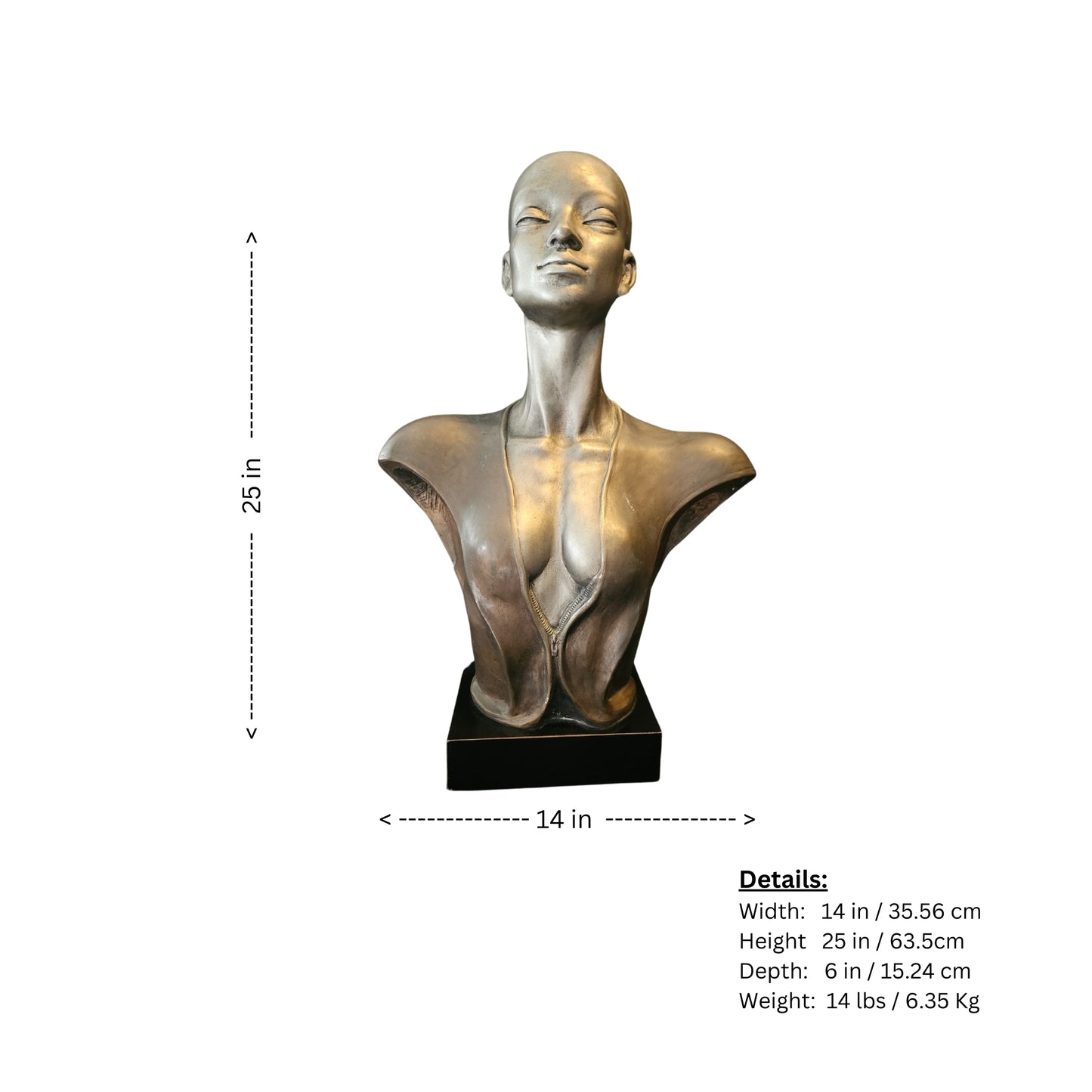 Discover the timeless beauty and intricate detailing of the 1987 Vintage Austin Productions Bust Sculpture. Be captivated by its exquisite design and craftsmanship, highlighting the true essence of this exceptional art piece. A must-have for any art collector looking for a truly unique and meaningful addition to their collection.