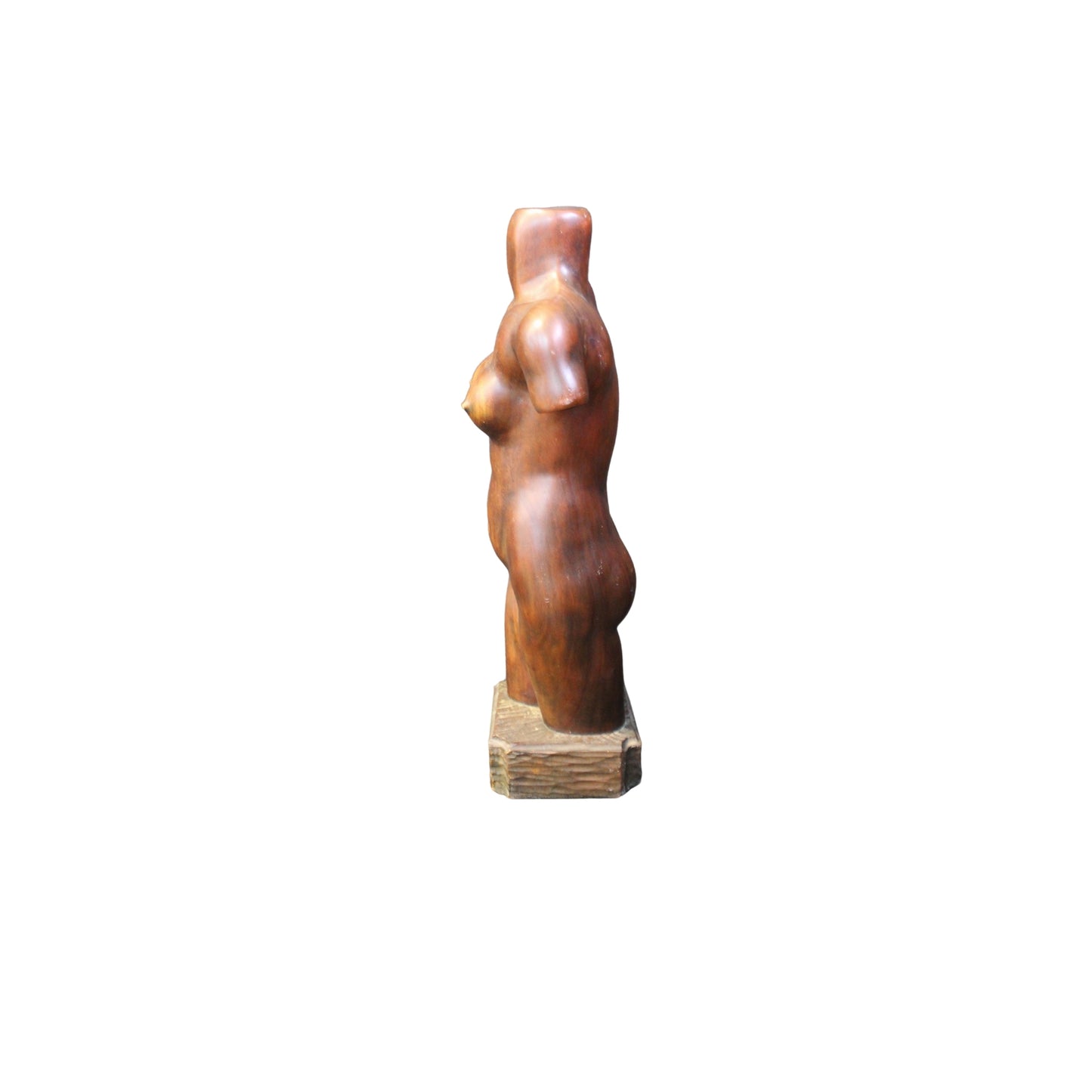 Vintage nude one-piece solid hand carved wood of a female body
Unleash your bold and daring side with this stunning Hand Carved Nude Female Sculpture. Made with exquisite craftsmanship, it adds a touch of elegance to any room. Embrace the beauty and power of the feminine form with this daring and unique sculpture. Perfect for those who love to add a touch of risk and adventure to their decor.