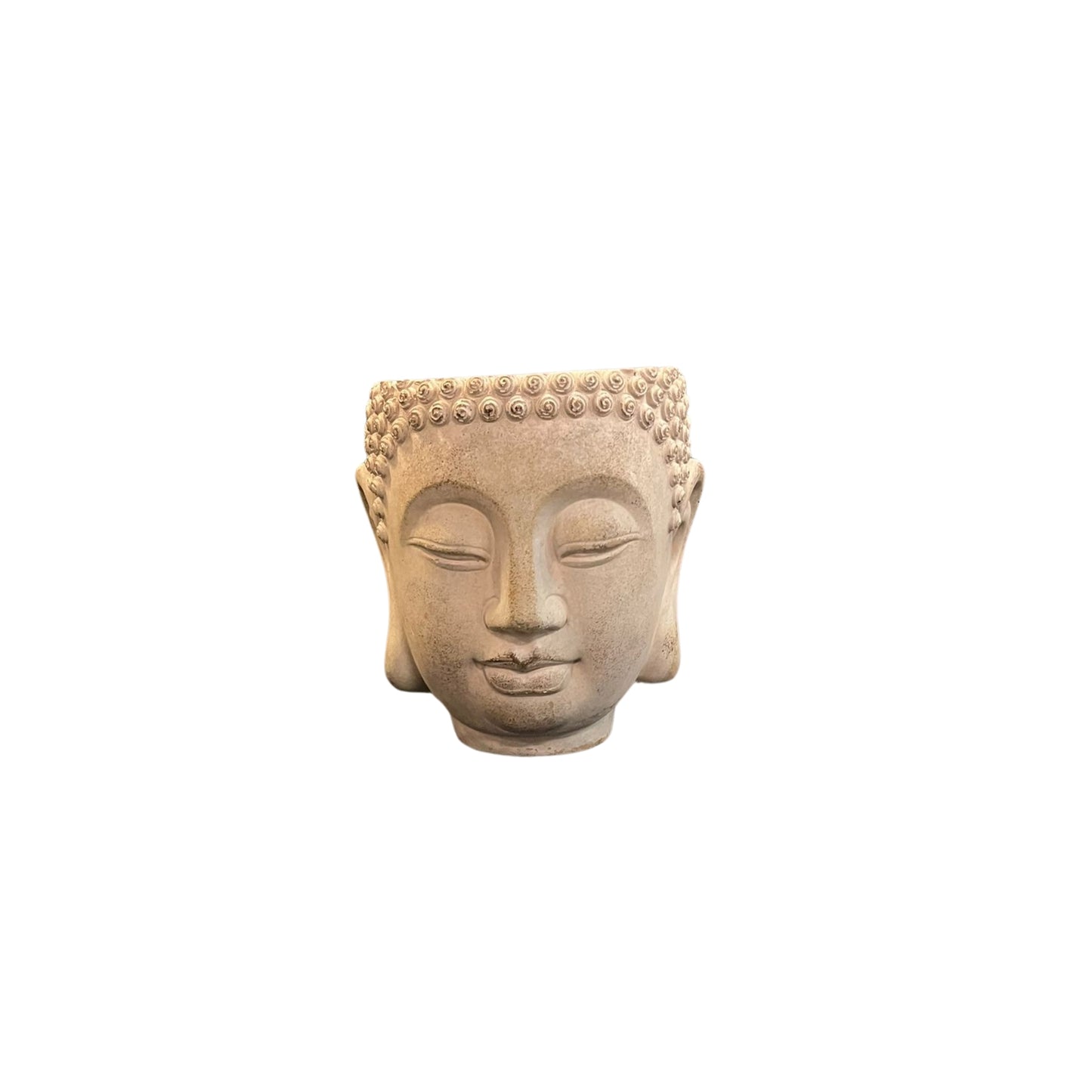 "Transform your ambiance with the unique Mystic Buddha planter! Its open top design and serene Zen head will bring a sense of peace and beauty to your space. Perfect for adding a relaxing touch to your decor.
