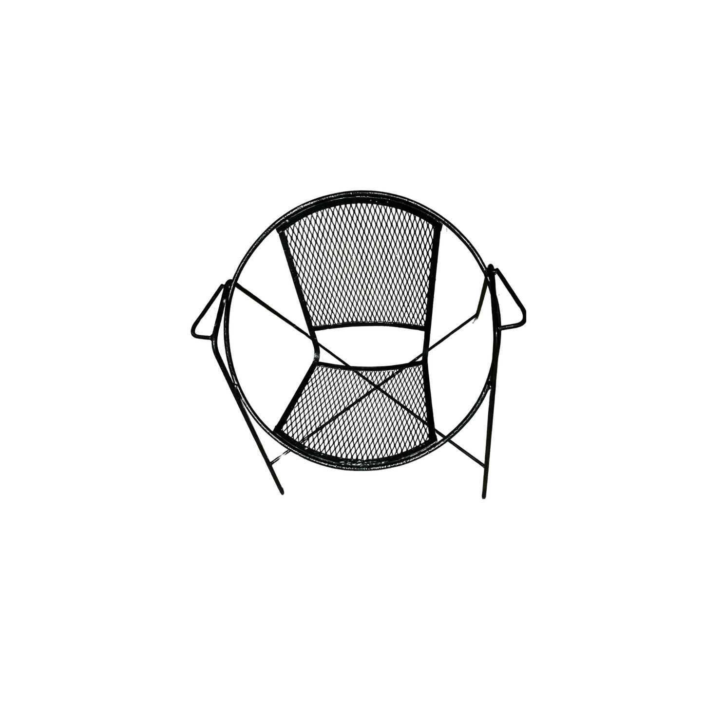 1950s_Mid_Century_Modern_Clam_Shell_Outdoor_Chairs,_Attributed _ Set_of_4