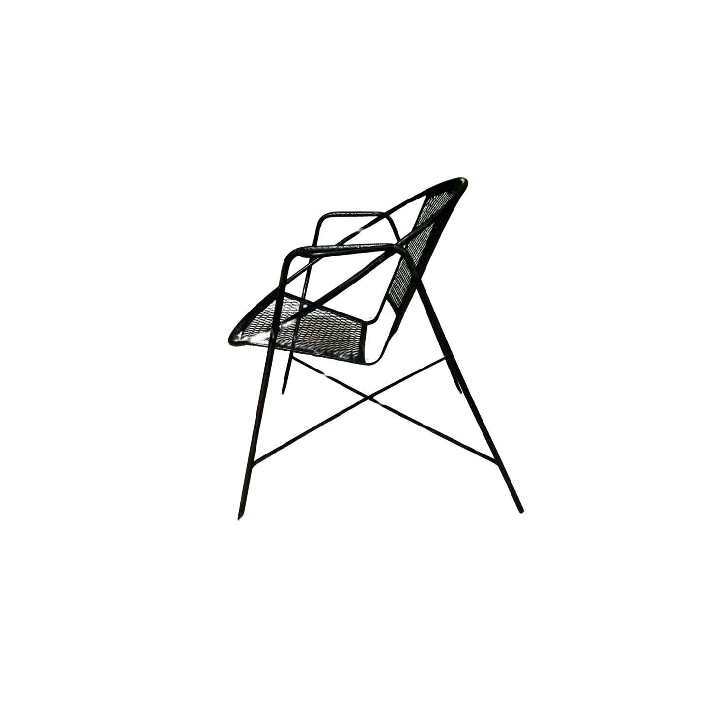 1950s_Mid_Century_Modern_Clam_Shell_Outdoor_Chairs,_Attributed _ Set_of_4