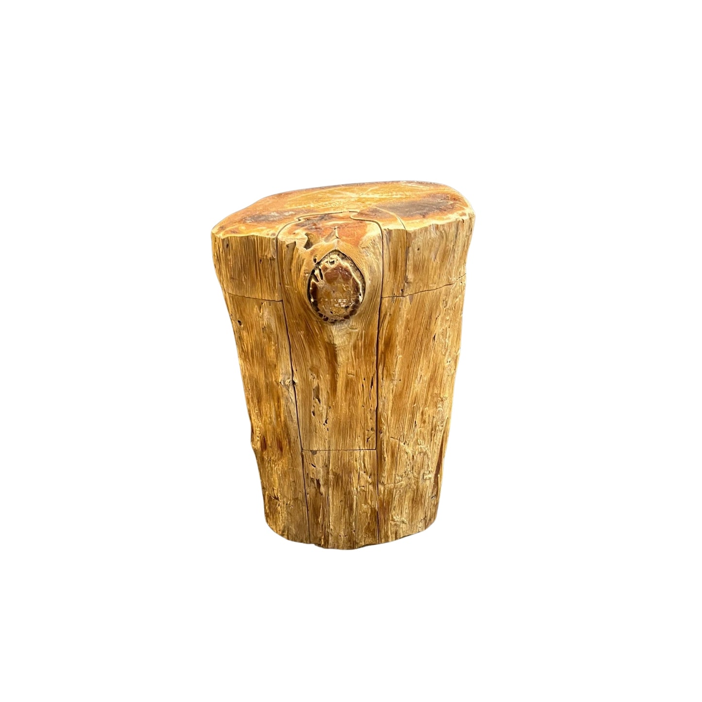 As a jewelry enthusiast, you cannot miss out on this one-of-a-kind wood trunk jewelry box. Hand-carved in the 80's, this puzzle box boasts an abstract design and four hidden compartments, ideal for storing up to 8 of your favorite pieces. With a length of 12 inches and a width of 9 inches, this durable and stylish box can accommodate all types of jewelry, from necklaces to body jewelry. Lined with velvet, it exudes luxury and sophistication. The puzzle design adds an element of fun and intrigue, while the s