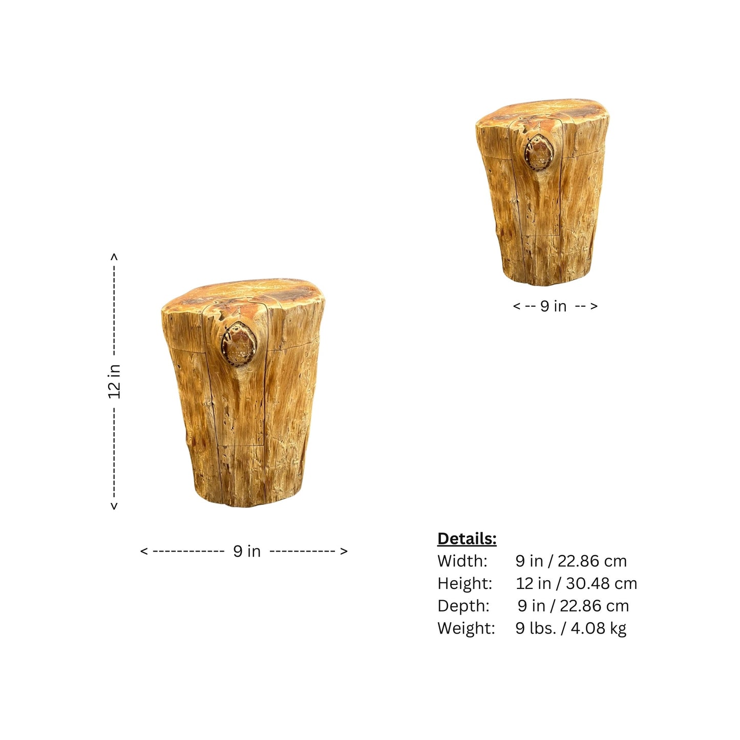 As a jewelry enthusiast, you cannot miss out on this one-of-a-kind wood trunk jewelry box. Hand-carved in the 80's, this puzzle box boasts an abstract design and four hidden compartments, ideal for storing up to 8 of your favorite pieces. With a length of 12 inches and a width of 9 inches, this durable and stylish box can accommodate all types of jewelry, from necklaces to body jewelry. Lined with velvet, it exudes luxury and sophistication. The puzzle design adds an element of fun and intrigue, while the s