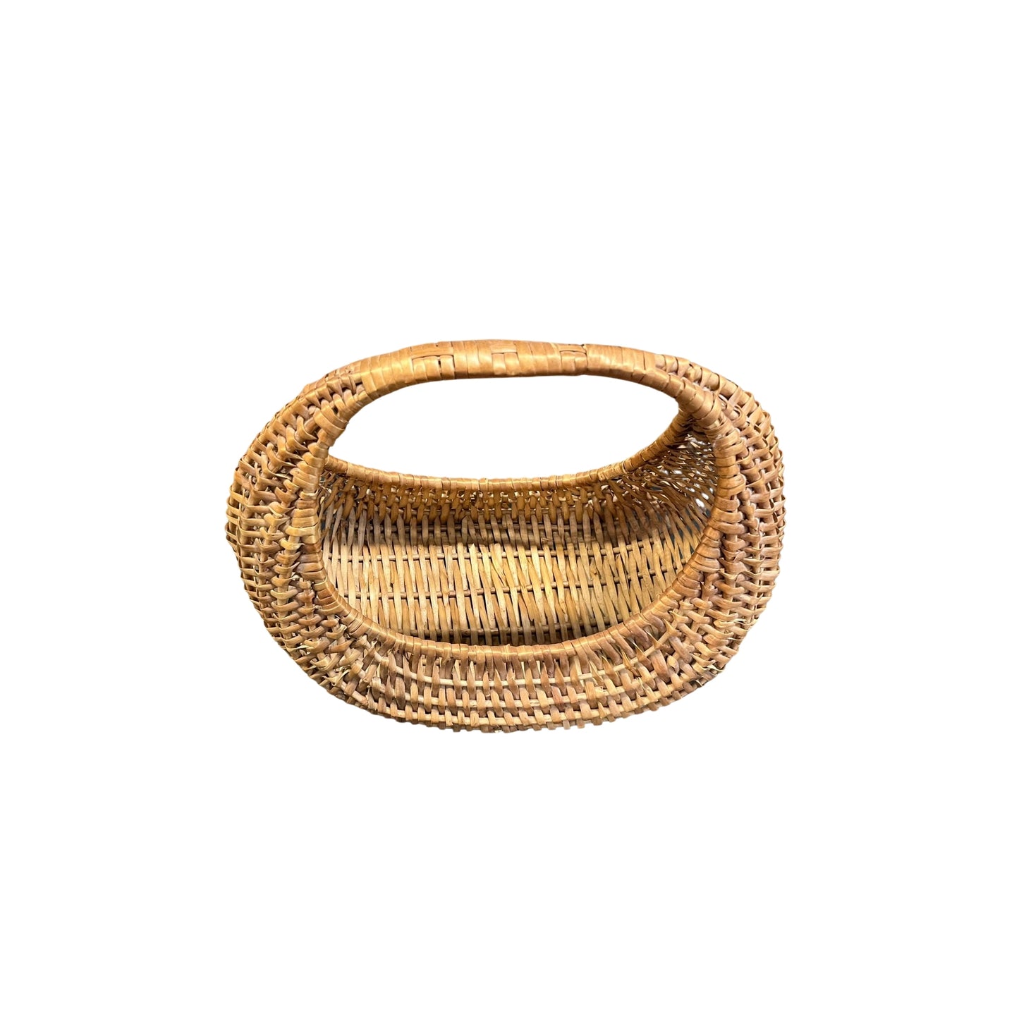 Elevate your home organization game with our Natural Vintage Half Moon Rattan-Wicker Large Basket. Handcrafted with natural materials, this charming basket adds a touch of rustic elegance to any room. Perfect for storing blankets, magazines, or toys, it's a beautiful and functional addition to your space.