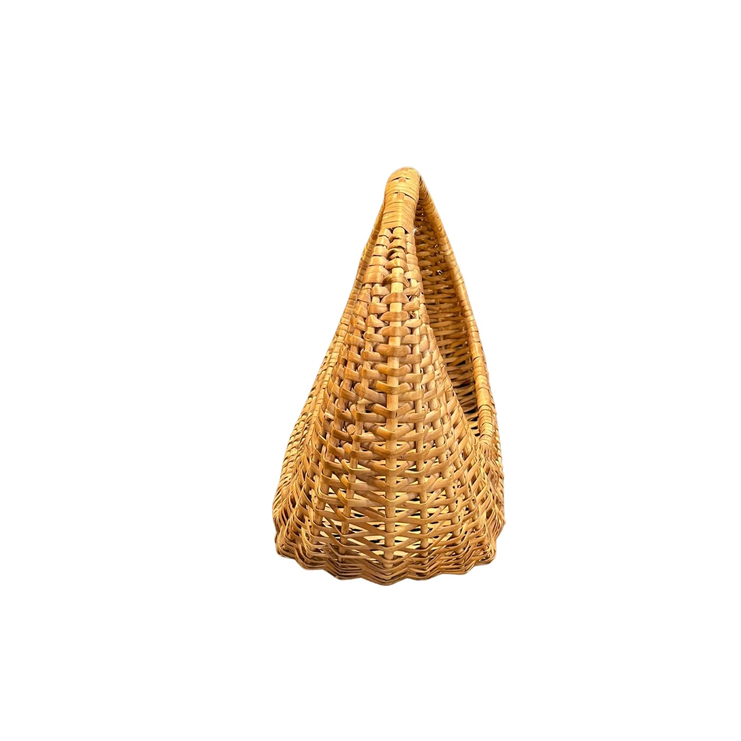 Elevate your home organization game with our Natural Vintage Half Moon Rattan-Wicker Large Basket. Handcrafted with natural materials, this charming basket adds a touch of rustic elegance to any room. Perfect for storing blankets, magazines, or toys, it's a beautiful and functional addition to your space.