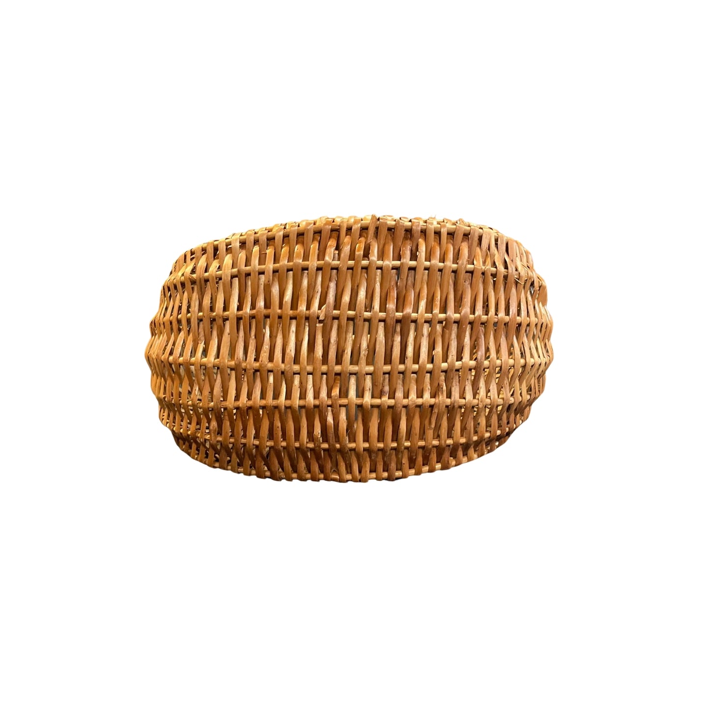 Elevate your home organization game with our Natural Vintage Half Moon Rattan-Wicker Large Basket. Handcrafted with natural materials, this charming basket adds a touch of rustic elegance to any room. Perfect for storing blankets, magazines, or toys, it's a beautiful and functional addition to your space.