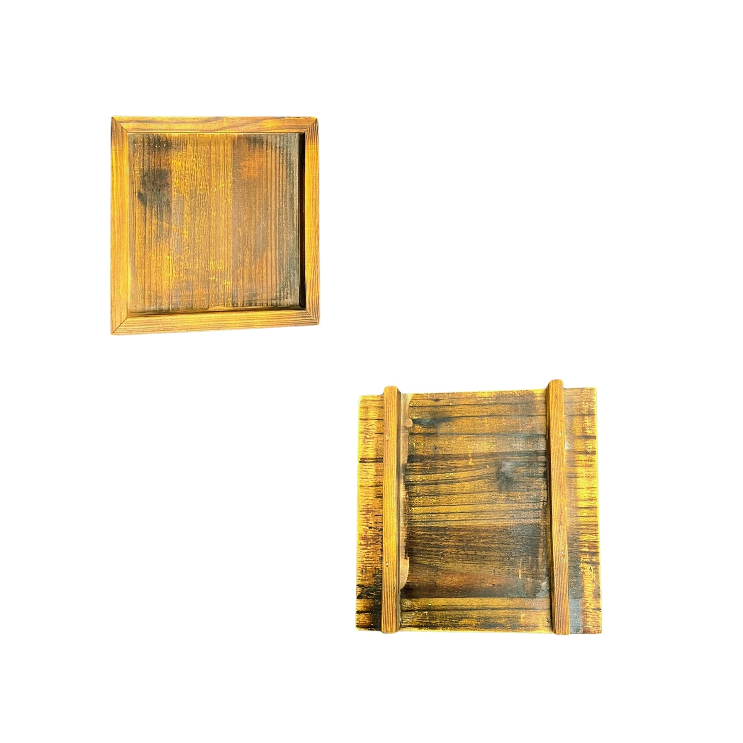 Organize your essentials with our Vintage Solid Cedar Wood Square Valet Tray. Made from high-quality, durable cedar wood, it's sturdy enough to hold all your daily items. Keep your space clutter-free with this stylish and functional tray. (No more searching for your keys or phone!) Get organized in a quirky way with this tray.