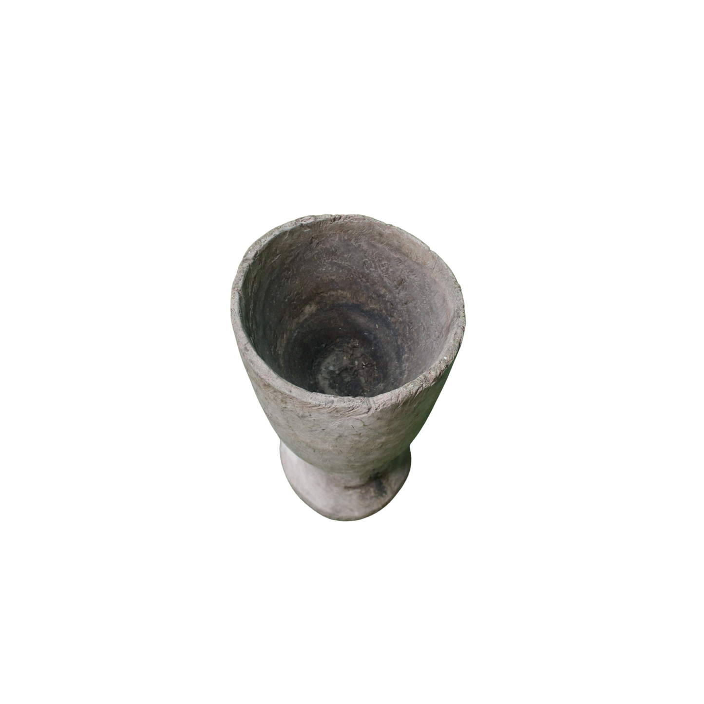 Inject some personality into your home decor with this big, old-fashioned wooden mortar that adds a touch of authenticity and charm.