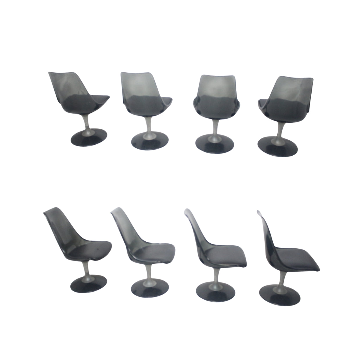 Smoked_Acrylic_Table_and_Leather_Chairs_Set_of_4moked_Acrylic_and_Leather_Chairs_Set_of_4
