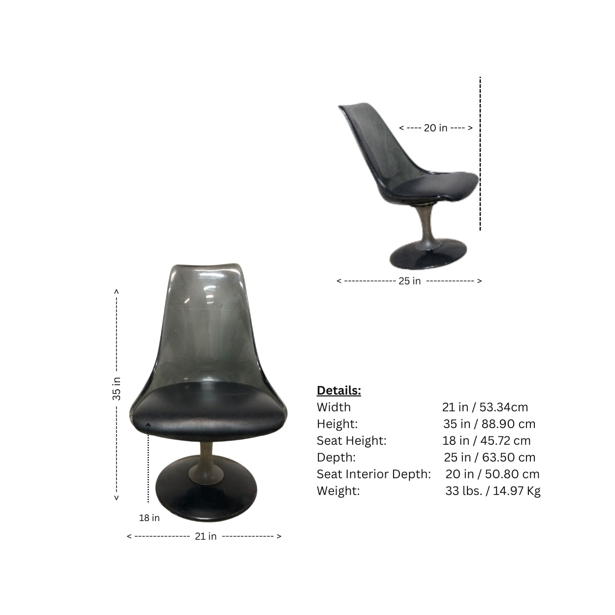 Smoked_Acrylic_Table_and_Leather_Chairs_Set_of_4moked_Acrylic_and_Leather_Chairs_Set_of_4