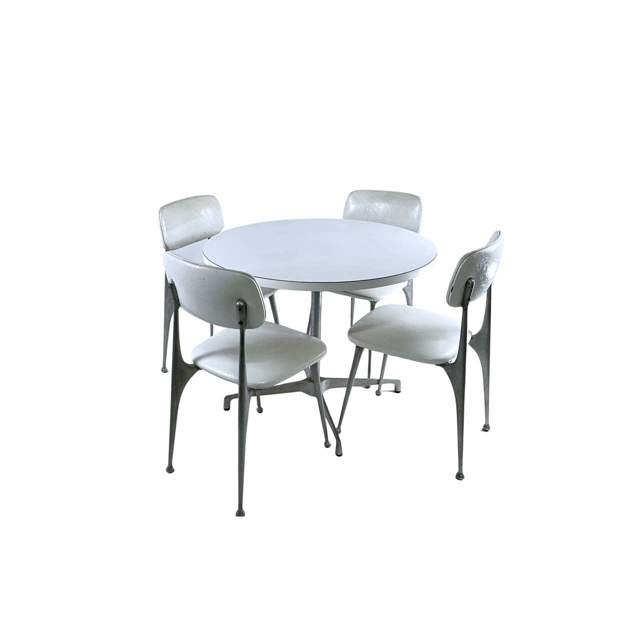 White_Retro_Kitchen_Table