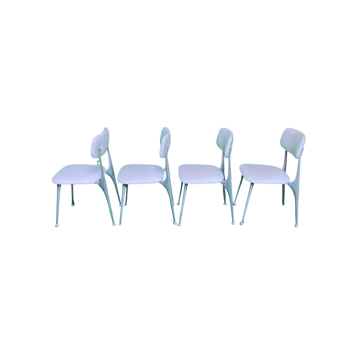 White_RETRO_Kitchen_table_and_Four__4__Chairs