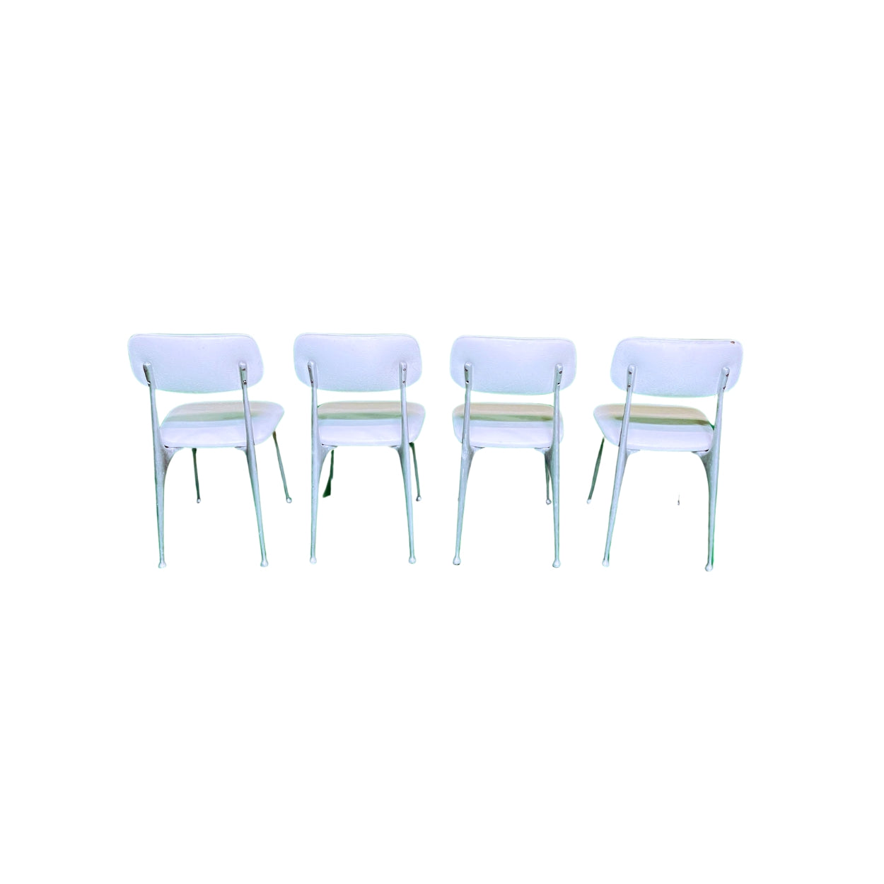 White_RETRO_Kitchen_table_and_Four__4__Chairs
