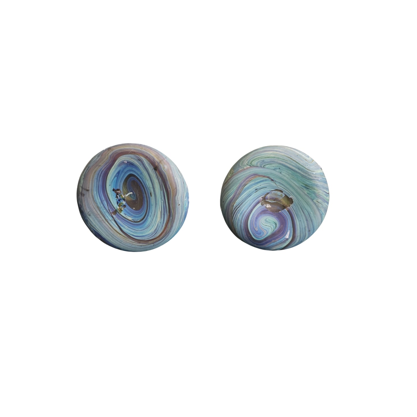 Experience the beauty and craftsmanship of our exquisite Blue Swirl Glass Candlestick Holder, inspired by the ancient Phoenician art of Hebron. Elevate your home decor with these rare pieces that are both visually stunning and functional as candle holders. A must-have for any art lover or avid collector.