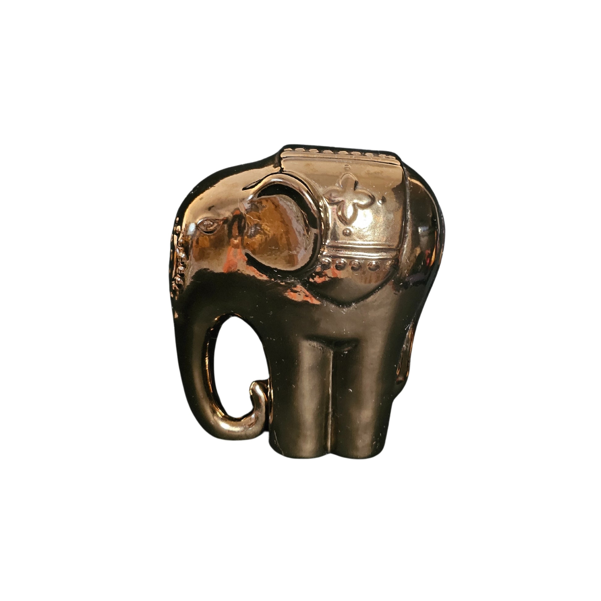 "Add a touch of serenity and calmness to your space with our elegant Elephant Bronze Decorative Sculpture. Crafted with intricate details, this stunning sculpture will bring good luck and inspire a sense of peace. A must-have for any home or office. Get yours now!"

Elephant bronze decorative sculpture