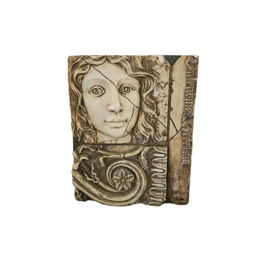 Discover Sid Dickens' charmingly quirky, vintage-inspired "Greek Maiden" plaque.