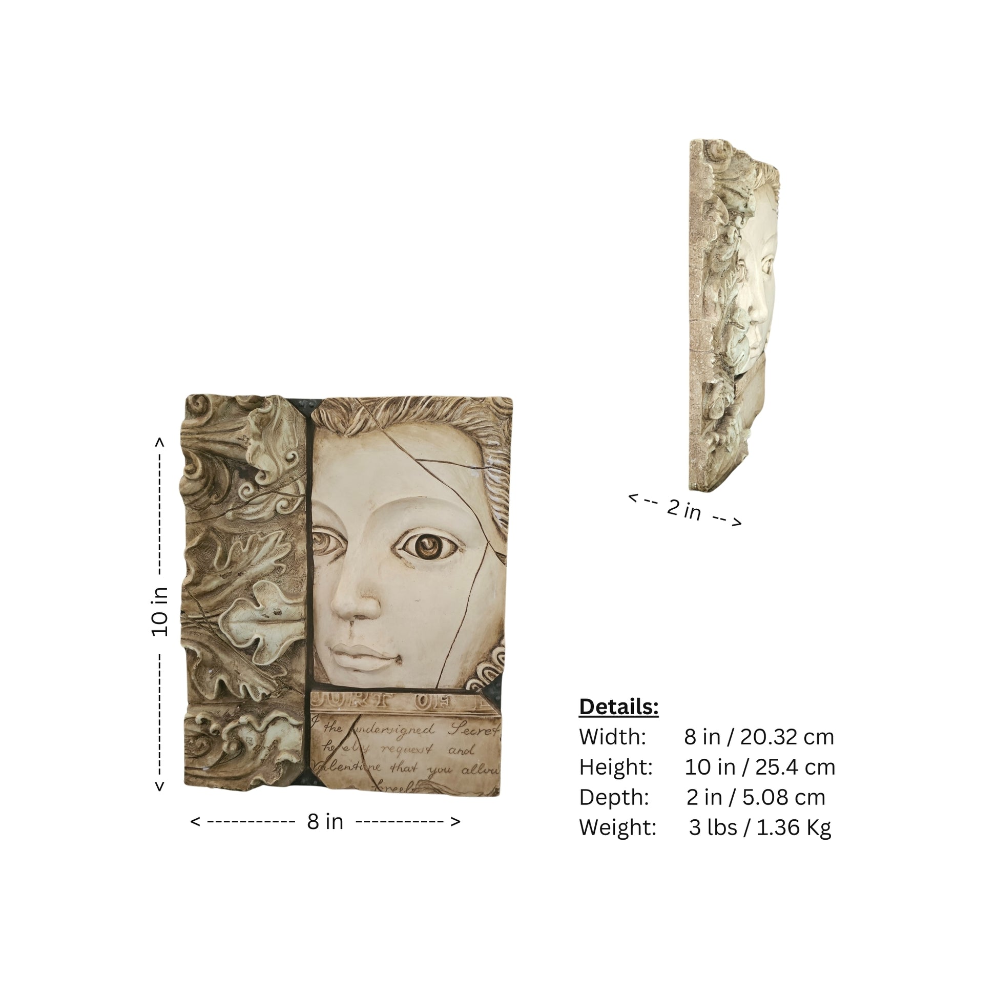 Get ready to add a dash of vintage charm to your space with this Sid Dickens inspired plaque! You'll be transported to the Renaissance era with its unique design and playful vibe.