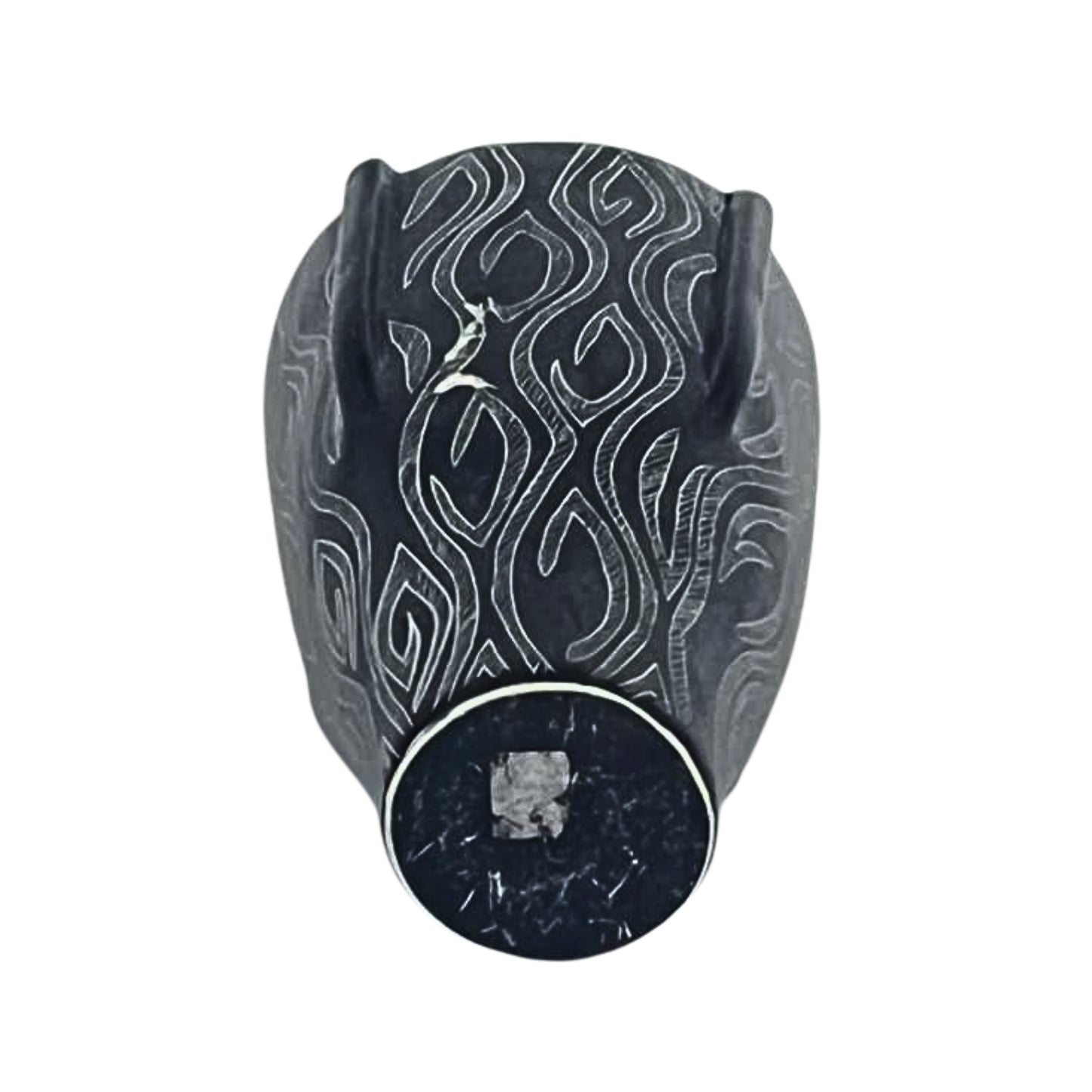 African Hand Carved Soapstone Vase