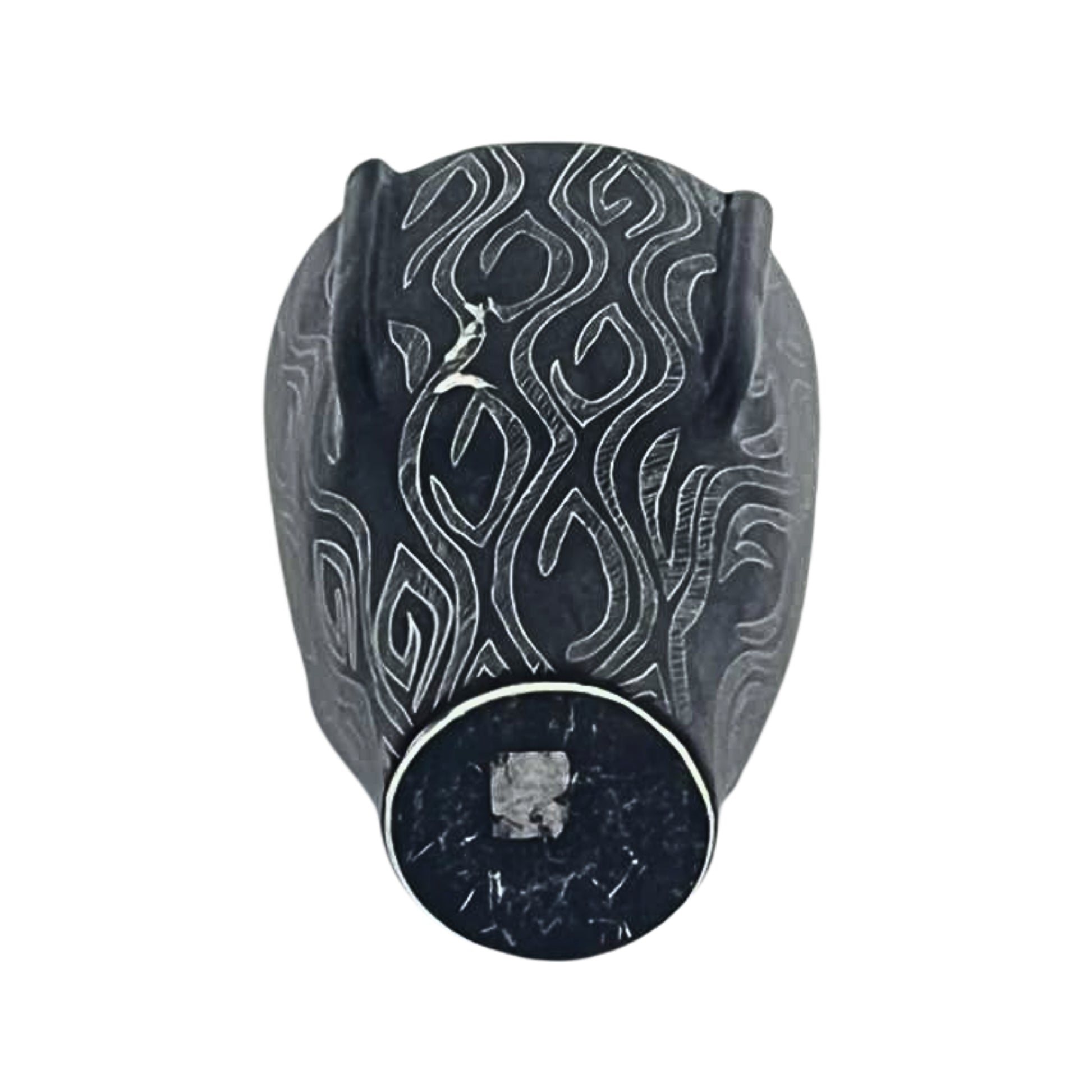 African Hand Carved Soapstone Vase