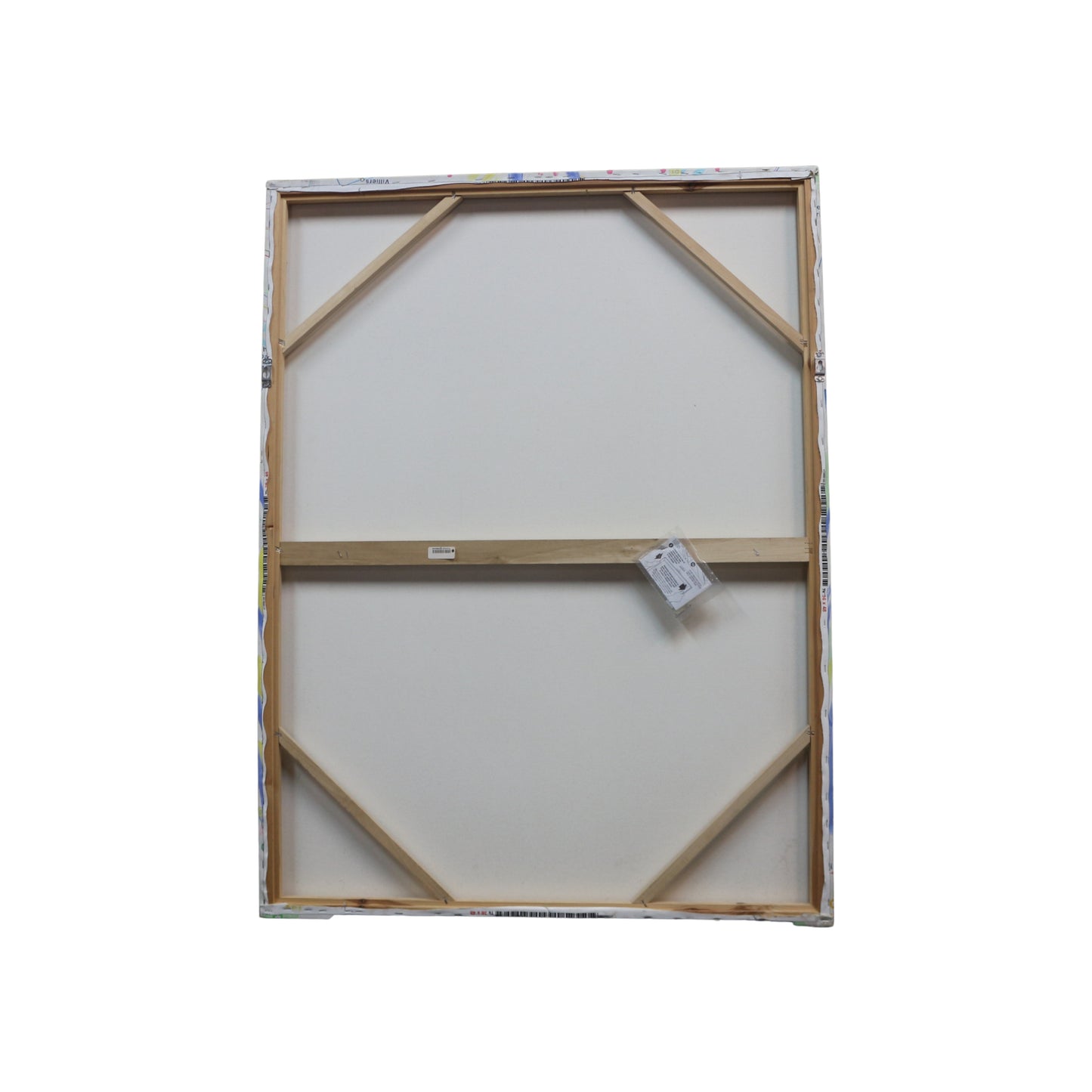 Back view of the canvas 'Fuck This' by Urban Monalisa is a peculiar piece, mass-produced, that is rare and hard to obtain in an urban style.