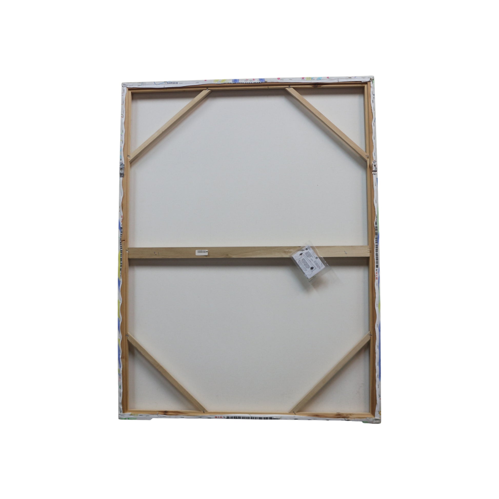 Back view of the canvas 'Fuck This' by Urban Monalisa is a peculiar piece, mass-produced, that is rare and hard to obtain in an urban style.