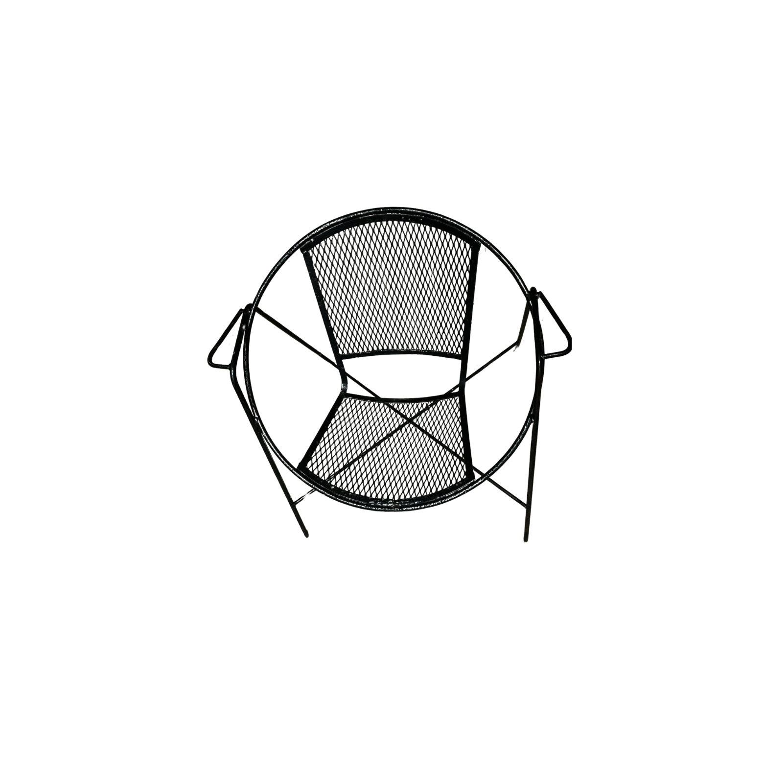 1950s_Mid_Century_Modern_Clam_Shell_Outdoor_Chairs,_Attributed _ Set_of_4