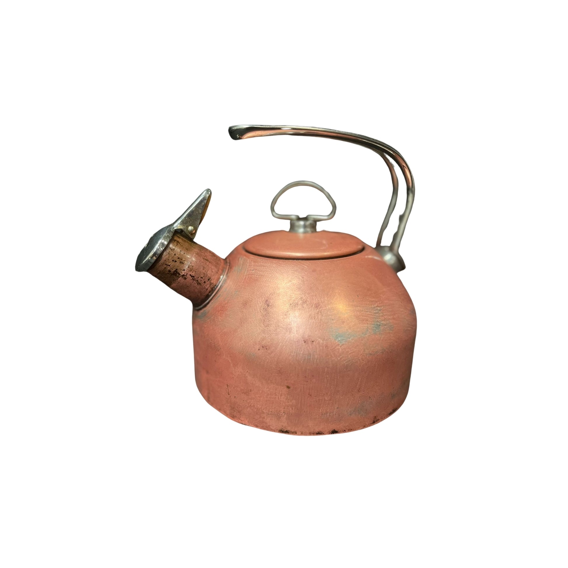 Check out this groovy Metal crafters MCM Copper and stainless-steel tea kettle - it's totally tubular!