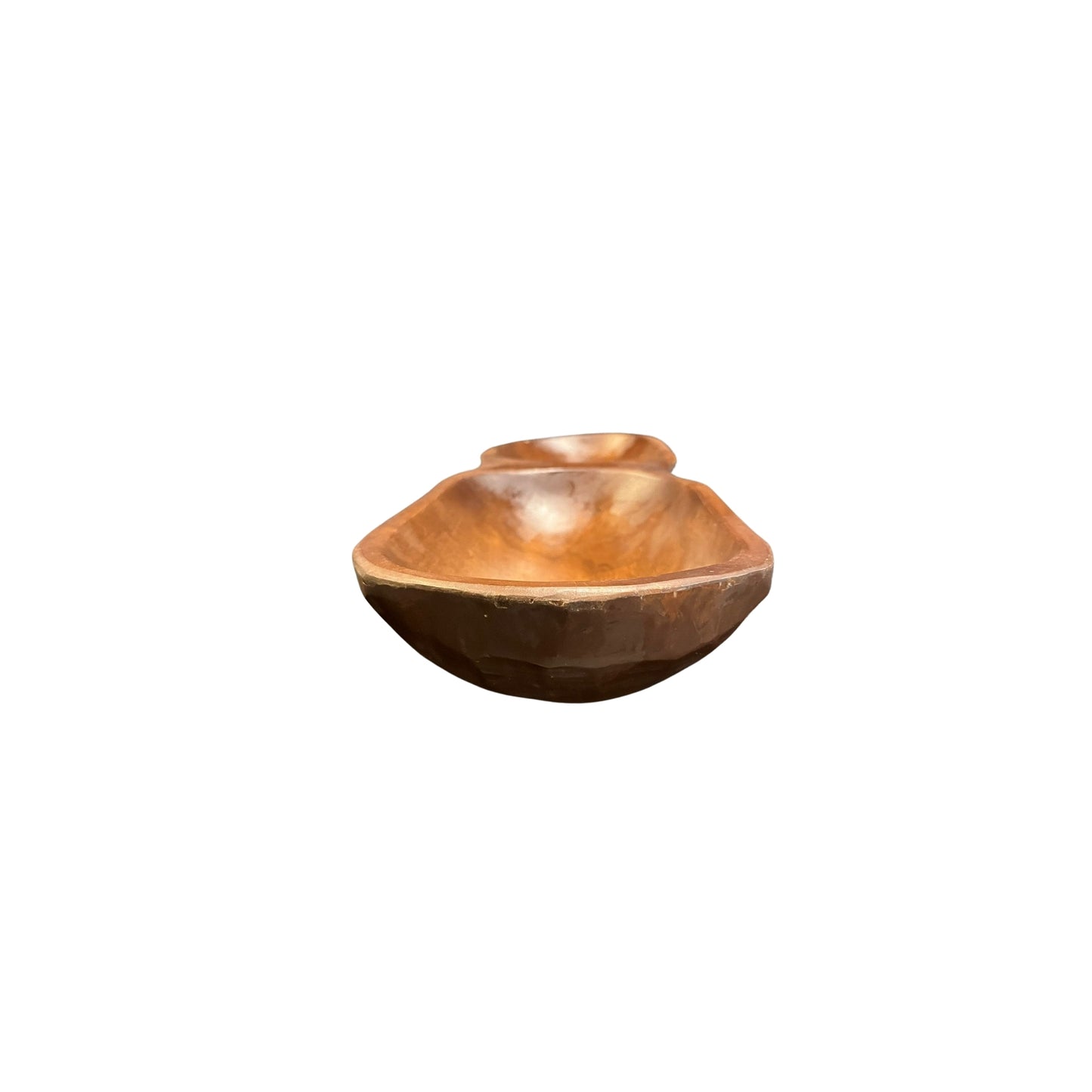 This stunning serving plate is expertly carved from high-quality wood and finished with a beautiful oak stain. Elevate your dinner parties with this unique and elegant centerpiece that is sure to impress your guests. Perfect for serving appetizers, desserts, or any other delicious dishes.