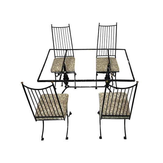 Wrought Iron Patio Table and Chairs