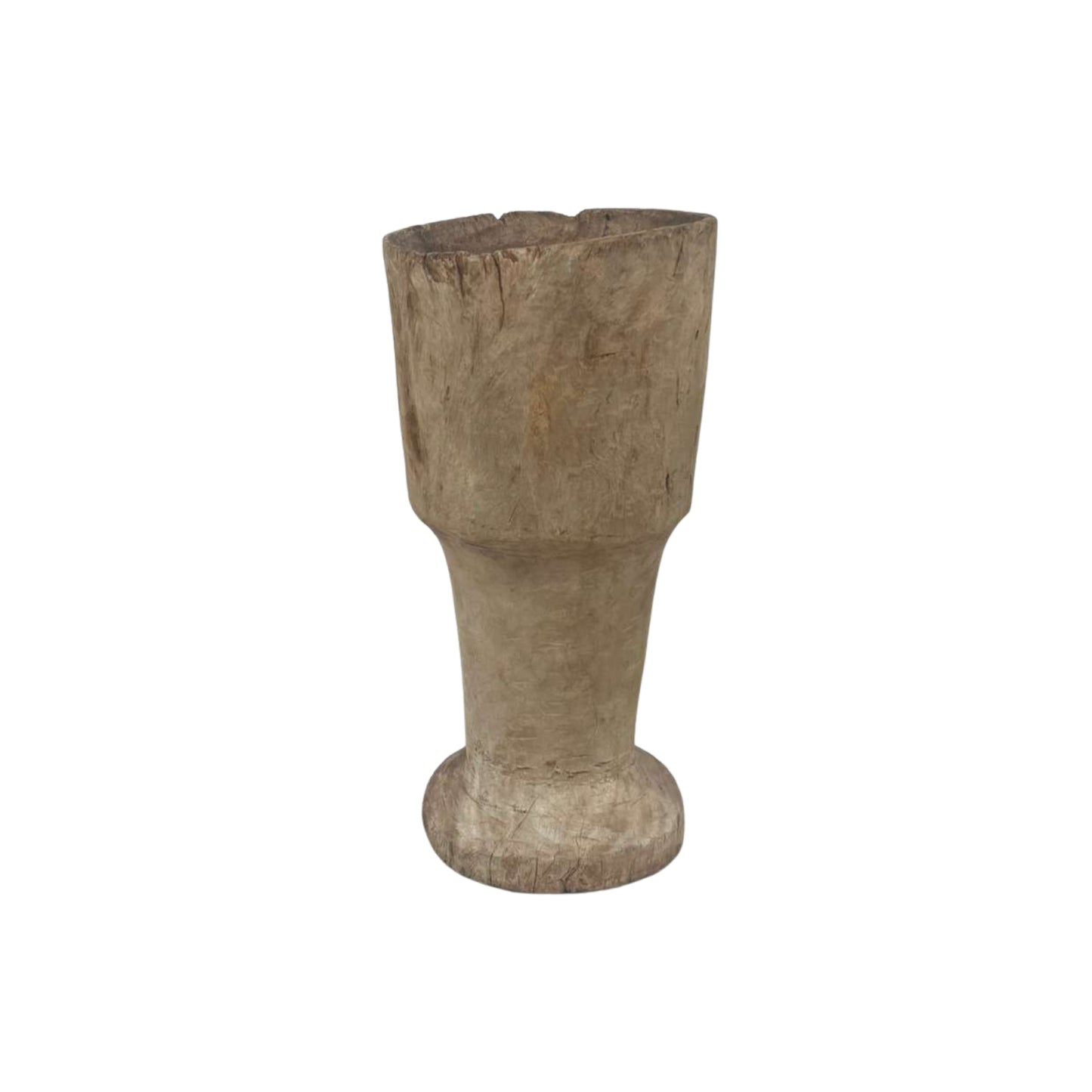 Front view of mortar on a white background
